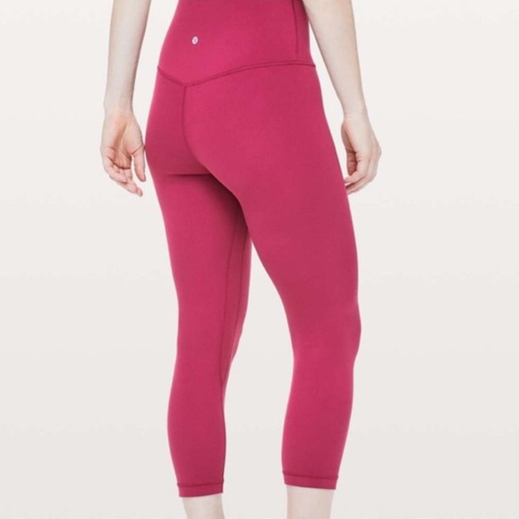 Magenta Lululemon Leggings - Picture 1 of 4
